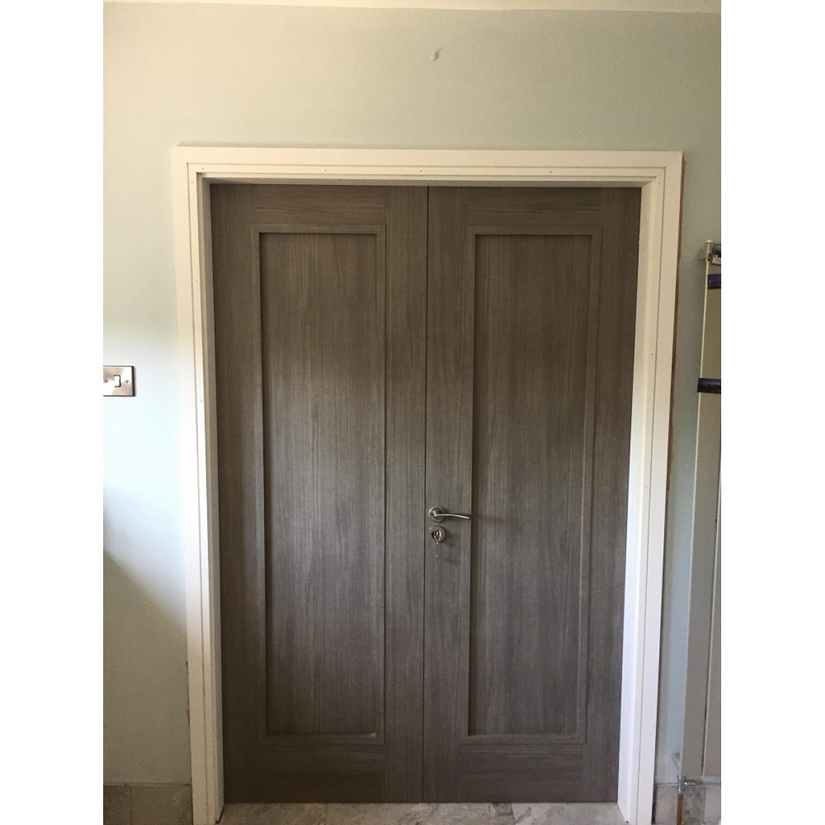 Doras Daiken Grey 1 Panel Door
